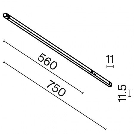 Трековый светильник Technical TR240-4-12WTW-DSZ-B