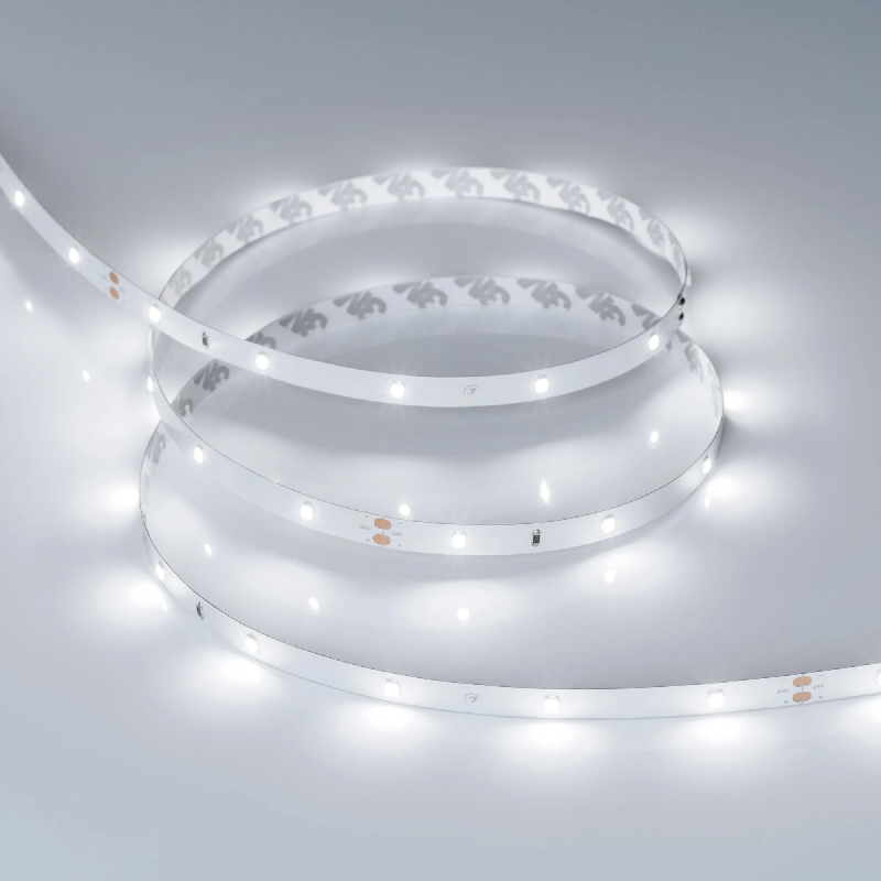 Светодиодная лента RT-A30-8mm 24V White6000 (2.9 W/m, IP20, 2835, 5m) (Arlight, Открытый) 019917(2)