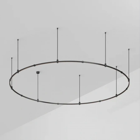 Основание ART-APRIORI-ROUND-ROD-800-R3000 (BK) (Arlight, IP20 Металл, 3 года) 048500