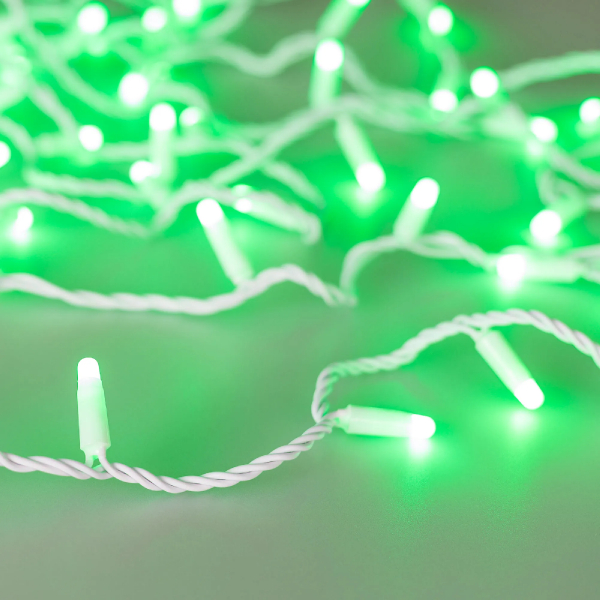 Светодиодная гирлянда ARD-STRING-CLASSIC-10000-WHITE-100LED-MILK-SYNC RGB (230V, 6.5W) (Ardecoled, IP65) 028208