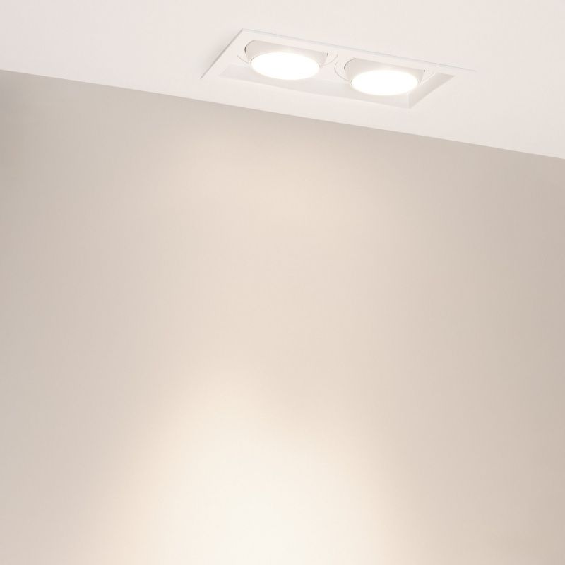 Светильник MS-VORTEX-BUILT-S250x140-2x30W Day4000 (WH-WH, 30 deg, 230V) (Arlight, IP20 Металл, 5 лет) 057764