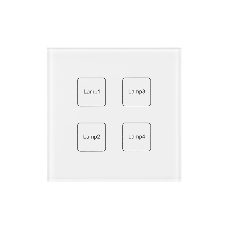 INTELLIGENT ARLIGHT Сенсорная панель DALI-901-11-ADDR-DIM-DT6-IN White (BUS) (IARL, IP20 Пластик, 3 года) 037192