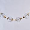 Подвесной светильник OD2437A-16 brass/clear