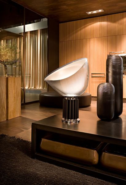 Настольная лампа Flos Taccia bronze / Glass