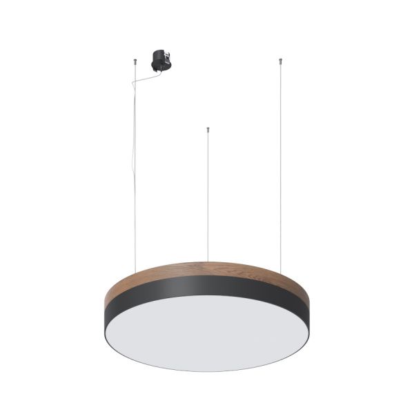 Подвесной светодиодный светильник ORIEL Wood Basic 60W 4000K Black