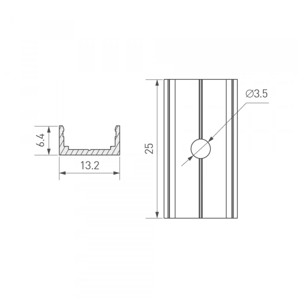 Держатель ARL-MOONLIGHT-0711-CLIP ANOD (Arlight, Алюминий) 039504