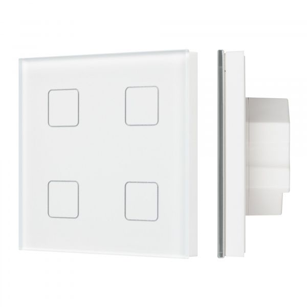 INTELLIGENT ARLIGHT Сенсорная панель DALI-301-11-IN White (BUS/24V, Backlight) (IARL, IP20 Пластик, 5 лет) 046574
