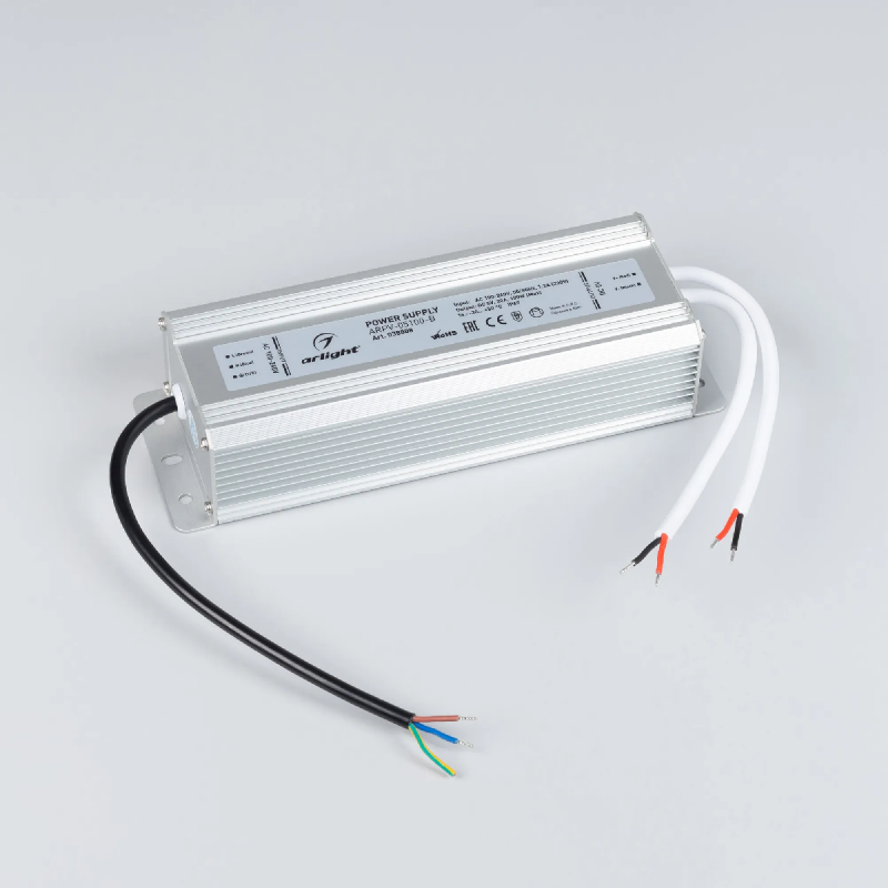 Блок питания ARPV-05100-B (5V, 20.0A, 100W) (Arlight, IP67 Металл, 3 года) 038808