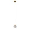 Подвесной светильник OD2440-1 gold/clear