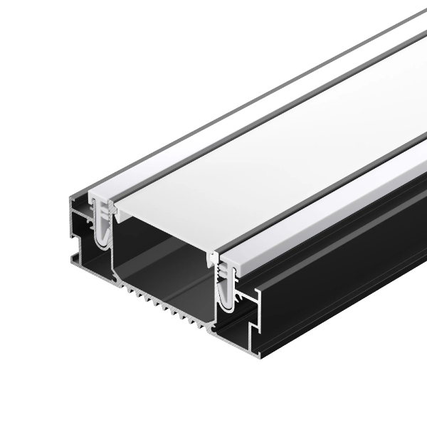Профиль STRETCH-41-CEIL-CENTER-2000 BLACK (Arlight, Алюминий) 055206