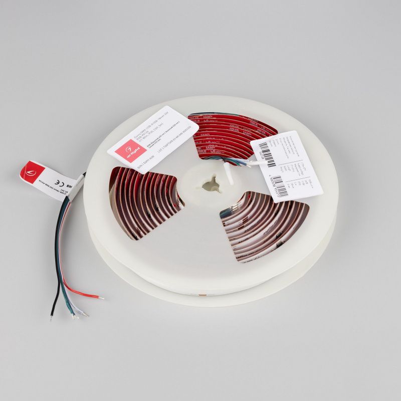 Светодиодная лента DMX-COB-X1008-18mm 24V RGB-PX126 (11 W/m, IP20, CSP, 5m) (Arlight, -) 062128