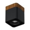 Накладной светодиодный светильник Ledron TUBING Wooden 30 Black TRIAC