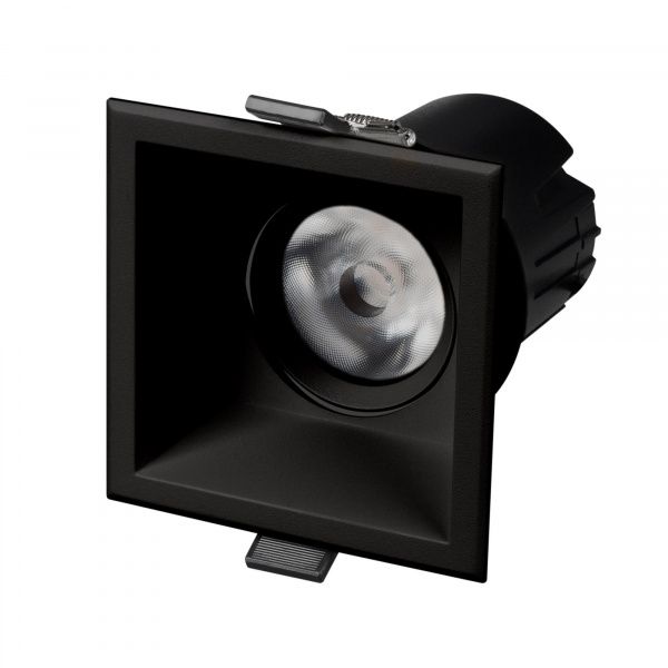 Светильник MS-FLOW-BUILT-S85x85-12W Warm3000 (BK, 55 deg, 230V) (Arlight, IP20 Металл, 5 лет) 055924