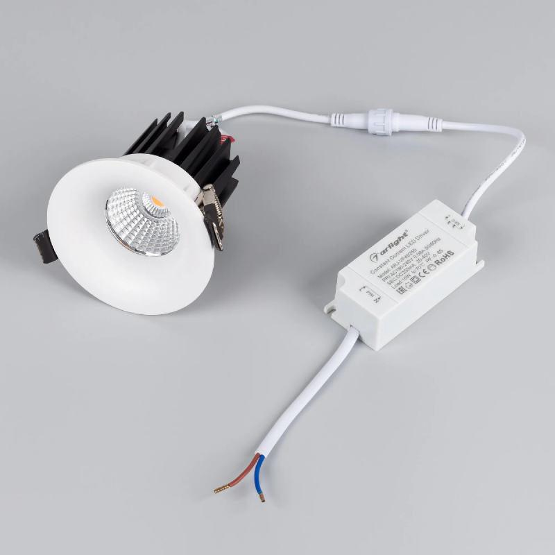 Светильник MS-FOGGY-BUILT-R86-10W Day4000 (WH, 60 deg, 230V) (Arlight, IP54 Металл, 5 лет) 044624