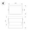 Светильник ALT-POLARIS-S300x200-150W Day5000 (BK, 6 deg, 230V) (Arlight, IP66 Металл, 3 года) 056497