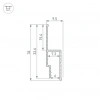 Профиль STRETCH-WALL-TECH-2000 (Arlight, Алюминий) 056254