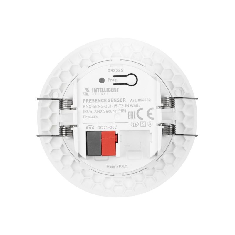 INTELLIGENT ARLIGHT Датчик движения KNX-SENS-301-15-72-IN White (BUS, KNX Secure, PIR) (IARL, IP20 Пластик, 3 года) 056582