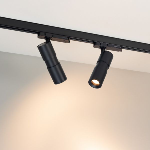 Светильник LGD-ARTEMIS-TRACK-4TR-R55-12W Warm2700 (BK, 8-80 deg, 230V, TRIAC) (Arlight, IP20 Металл, 5 лет) 053082
