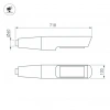 Светильник OXOR-NOXT-EMP-718x100-50W Day4000 (BK, 120 deg, 230V) IP65 (Arlight, -) 052480