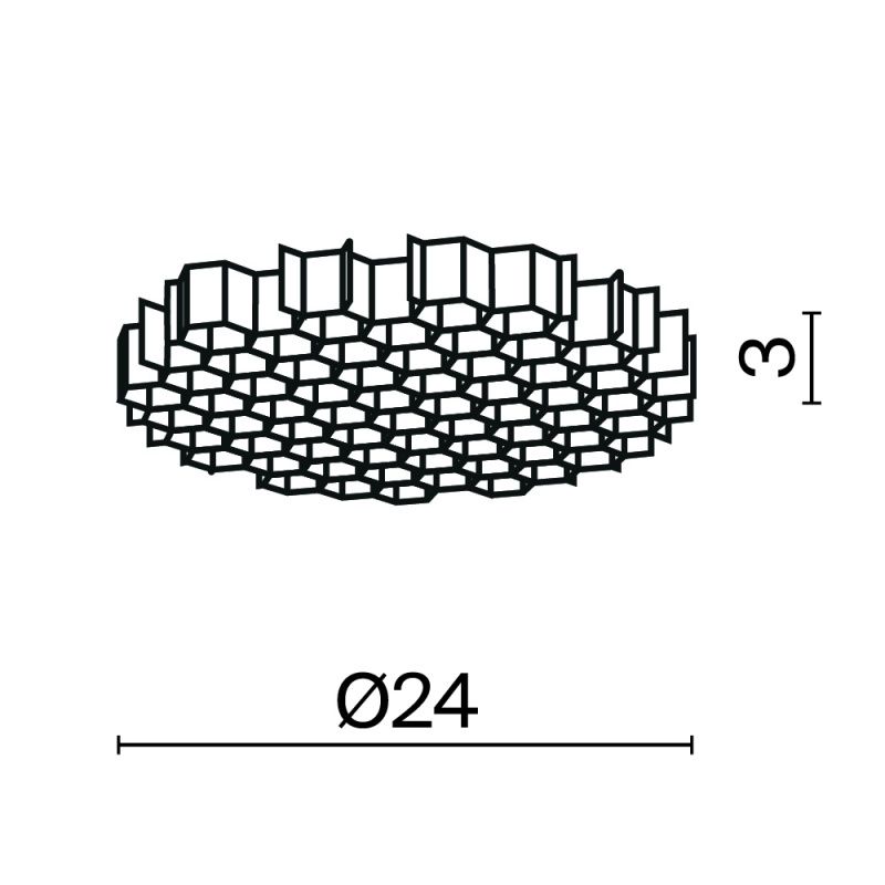 Комплектующие для светильника Technical HoneyComb-D24