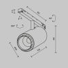 Трековый светильник Technical TR244-12W4K-B