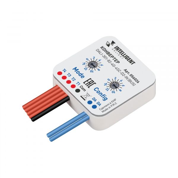 INTELLIGENT ARLIGHT Конвертер DALI-301-82-4G-4SC-D2-IN (BUS) (IARL, IP20 Пластик, 3 года) 056026