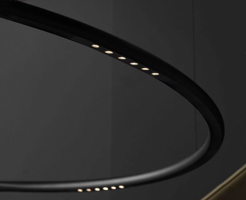 IT013-6022 black 3000K светильник подвесной