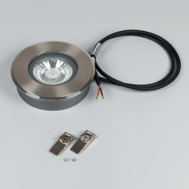 Светильник ART-GROUND-SLIM-R150-12W Warm3000 (SL, 35 deg, 24V) (Arlight, IP67 Металл, 3 года) 038166