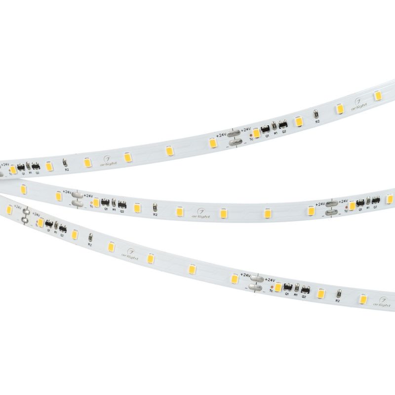 Светодиодная лента IC-A60-8mm 24V Warm3000 (4.8 W/m, IP20, 2835, 10m) (Arlight, стабилизированная) 037957