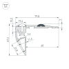 Профиль STEP-FRONT-2000 ANOD (Arlight, Алюминий) 023866