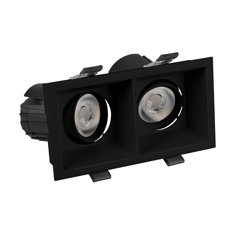Светильник MS-FLOW-BUILT-S157x85-2x6W Warm3000 (BK, 15 deg, 230V) (Arlight, IP20 Металл, 5 лет) 061265