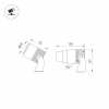 Светильник ALT-RAY-ZOOM-R52-8W Day4000 (WH, 10-40 deg, 230V) (Arlight, IP67 Металл, 3 года) 042677