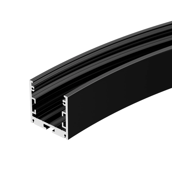 Профиль SL-ARC-3535-D800-A45 BLACK (320мм, дуга 1 из 8) (Arlight, Алюминий) 027640