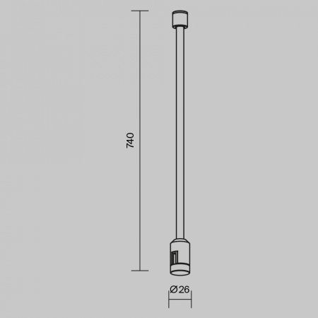 Комплектующие для трековой системы Technical TRA200C-L740-11B