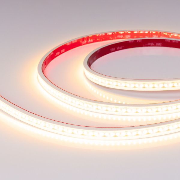 Светодиодная лента герметичная RTW-PS-A180-12mm 48V Warm2400-CX2 (19 W/m, IP67, 10m) (Arlight, CRI>90) 063806