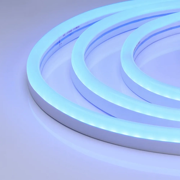 Гибкий неон ARL-NEON-2615BH-SIDE 24V Blue (Arlight, 8 Вт/м, IP65) 030868