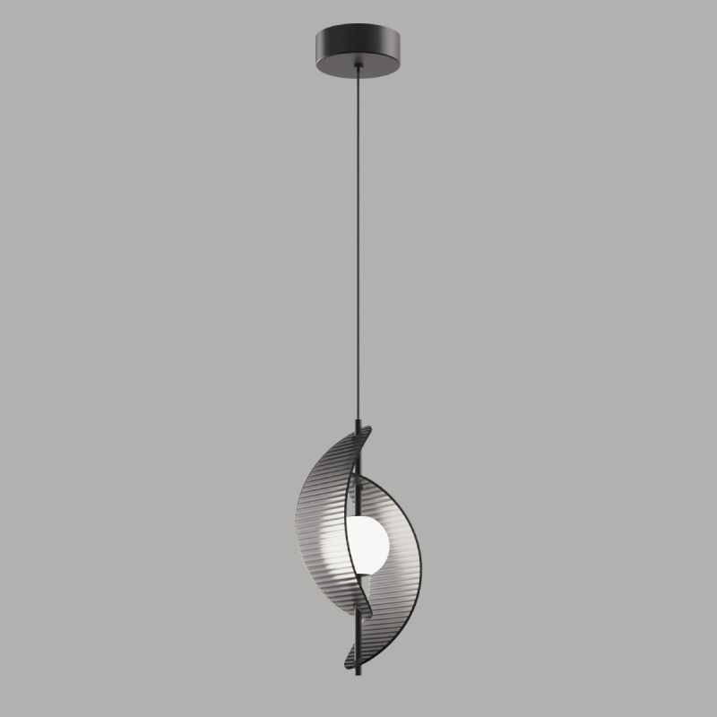 Подвесной светильник MD24030035-1A black/smoky