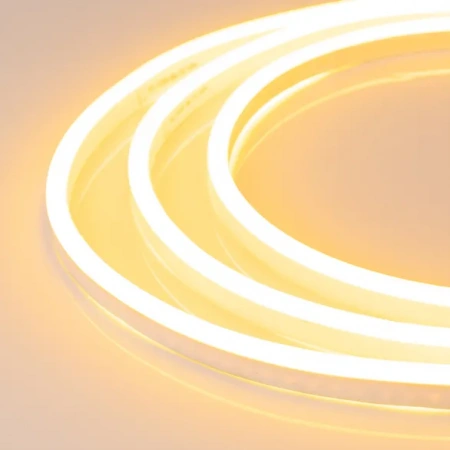 Гибкий неон ARL-NEON-1608YH-SIDE 24V Yellow (Arlight, 6 Вт/м, IP65) 030879