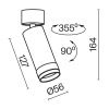 Потолочный светильник Technical C055CL-L12W3K-Z-B