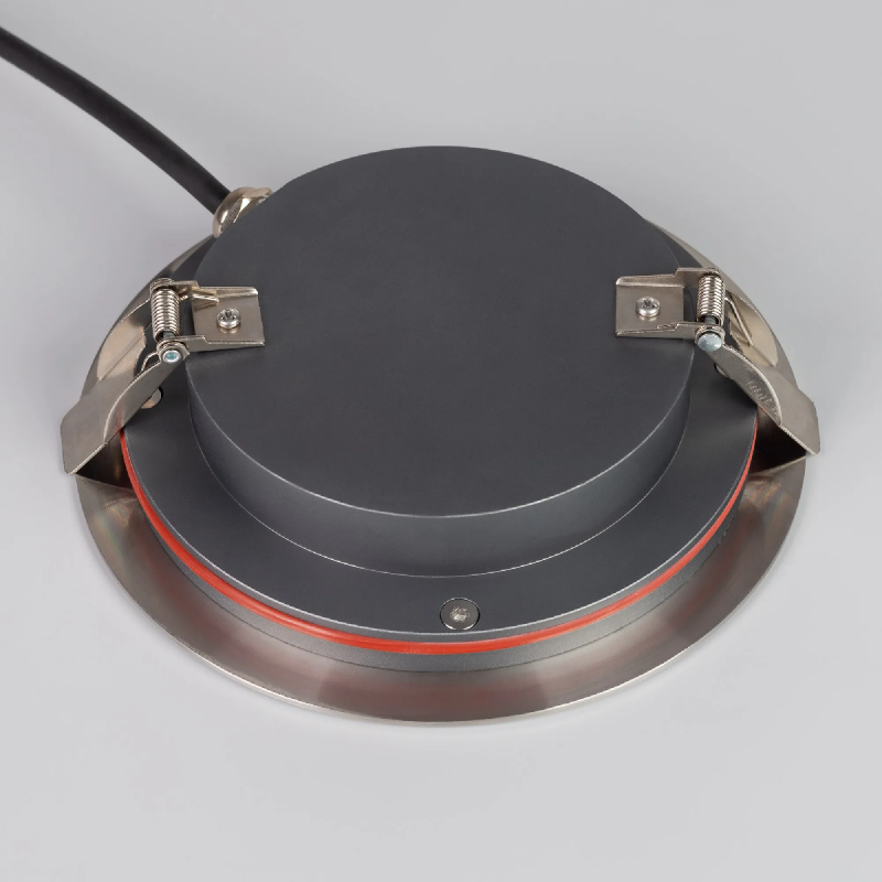 Светильник ART-GROUND-SLIM-R160-15W Warm3000 (SL, 30 deg, 24V) (Arlight, IP67 Металл, 3 года) 038167