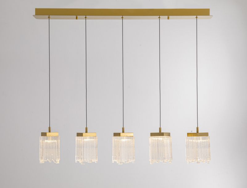 Подвесной светильник MD25020403-5B2 Satin gold