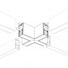 Угол S2-LINE-3360-X90 крестовой (Arlight, Металл) 021238