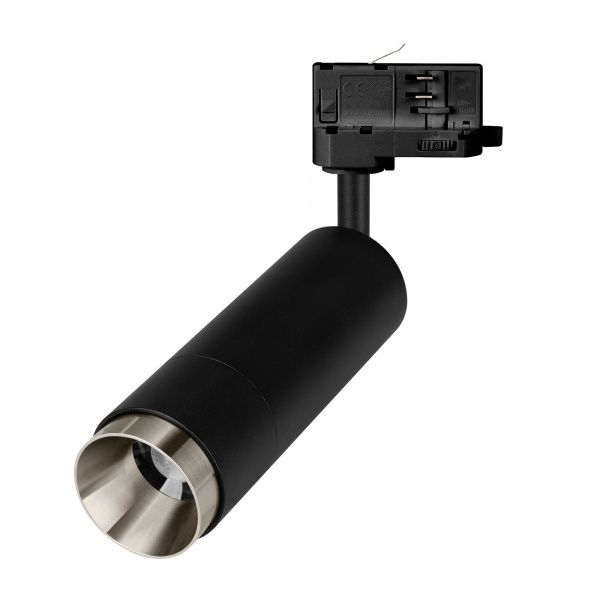 Светильник LGD-GESTIA-TRACK-4TR-R56-15W Warm3000 (Черный-никель, 25-50 deg, 230V) (Arlight, IP20 Металл, 5 лет) 064972