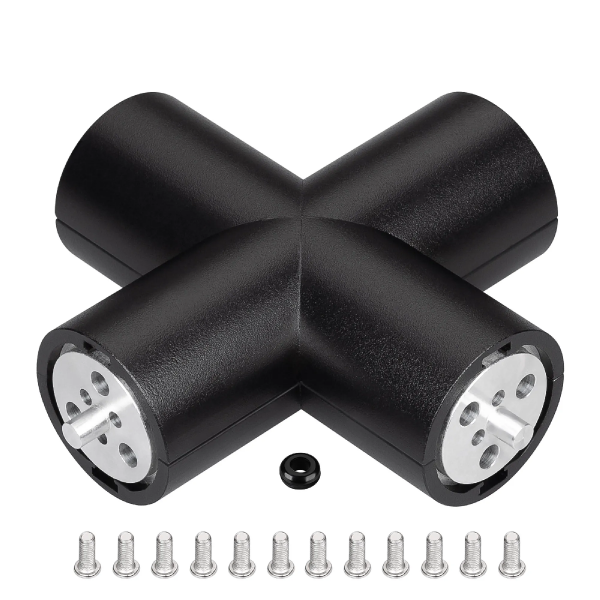 Соединитель профиля ROUND-D36-360-X90 (Arlight, Алюминий) 050544