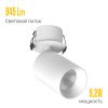 Светодиодный поворотный светильник SAGITONY R BASIC S60 White TRIAC 4000K