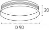 IT02-013 ring white кольцо для светильника