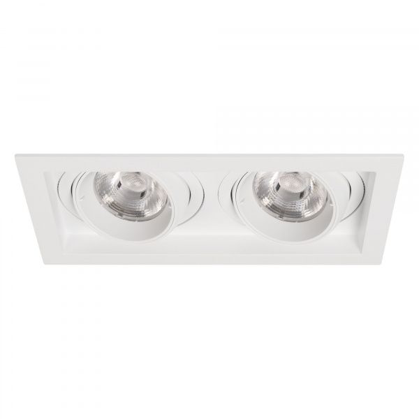 Светильник MS-VORTEX-BUILT-S210x117-2x20W Warm3000 (WH-WH, 40 deg, 230V) (Arlight, IP20 Металл, 5 лет) 057763