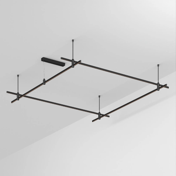 Основание ART-APRIORI-QUADRAT-ROD-400-2000x2000 (BK) (Arlight, IP20 Металл, 3 года) 048523