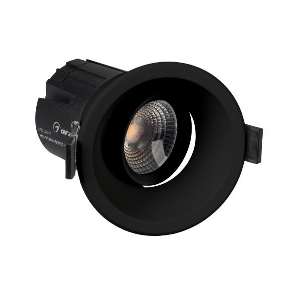 Светильник MS-FLOW-BUILT-R85-12W Warm3000 (BK, 55 deg, 230V) (Arlight, IP20 Металл, 5 лет) 061243
