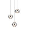 Подвесной светильник MD22030002-3A chrome/clear